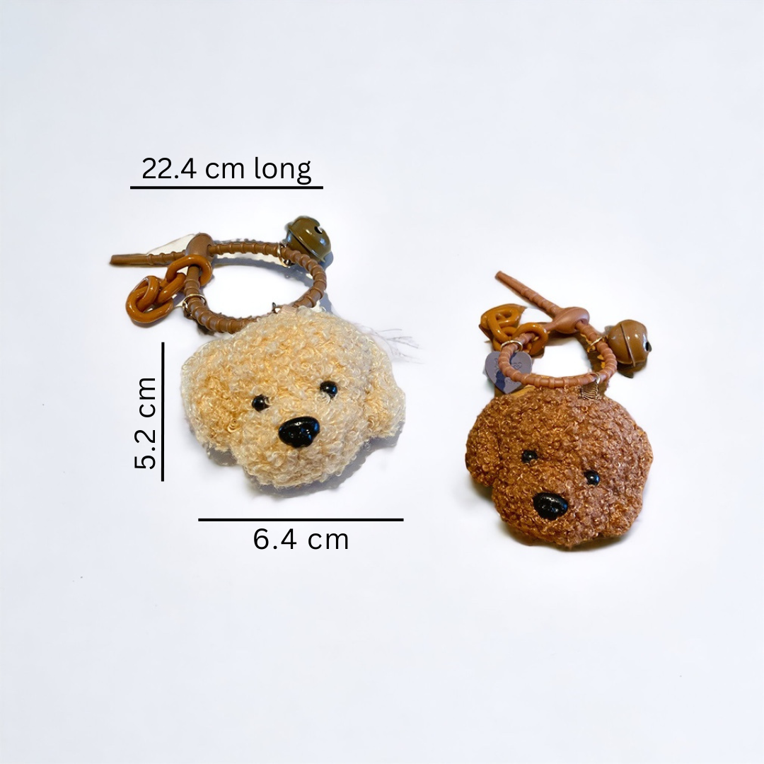 Poodle Charm - Backpack accessory - Key Accessory -