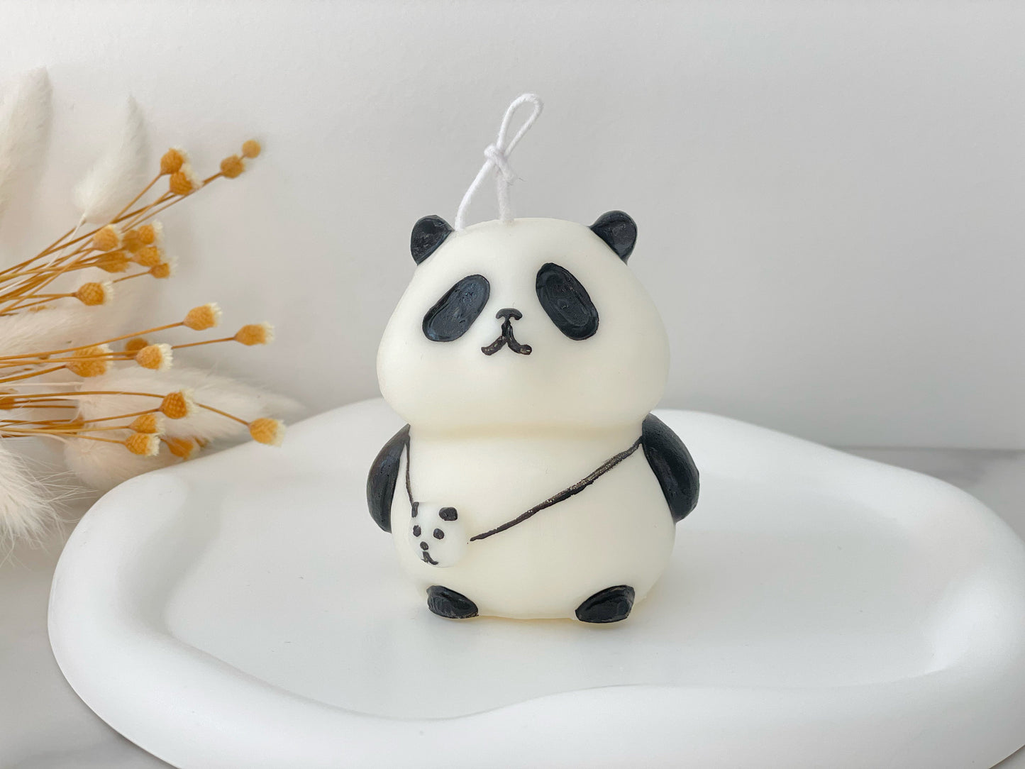 Panda Candle