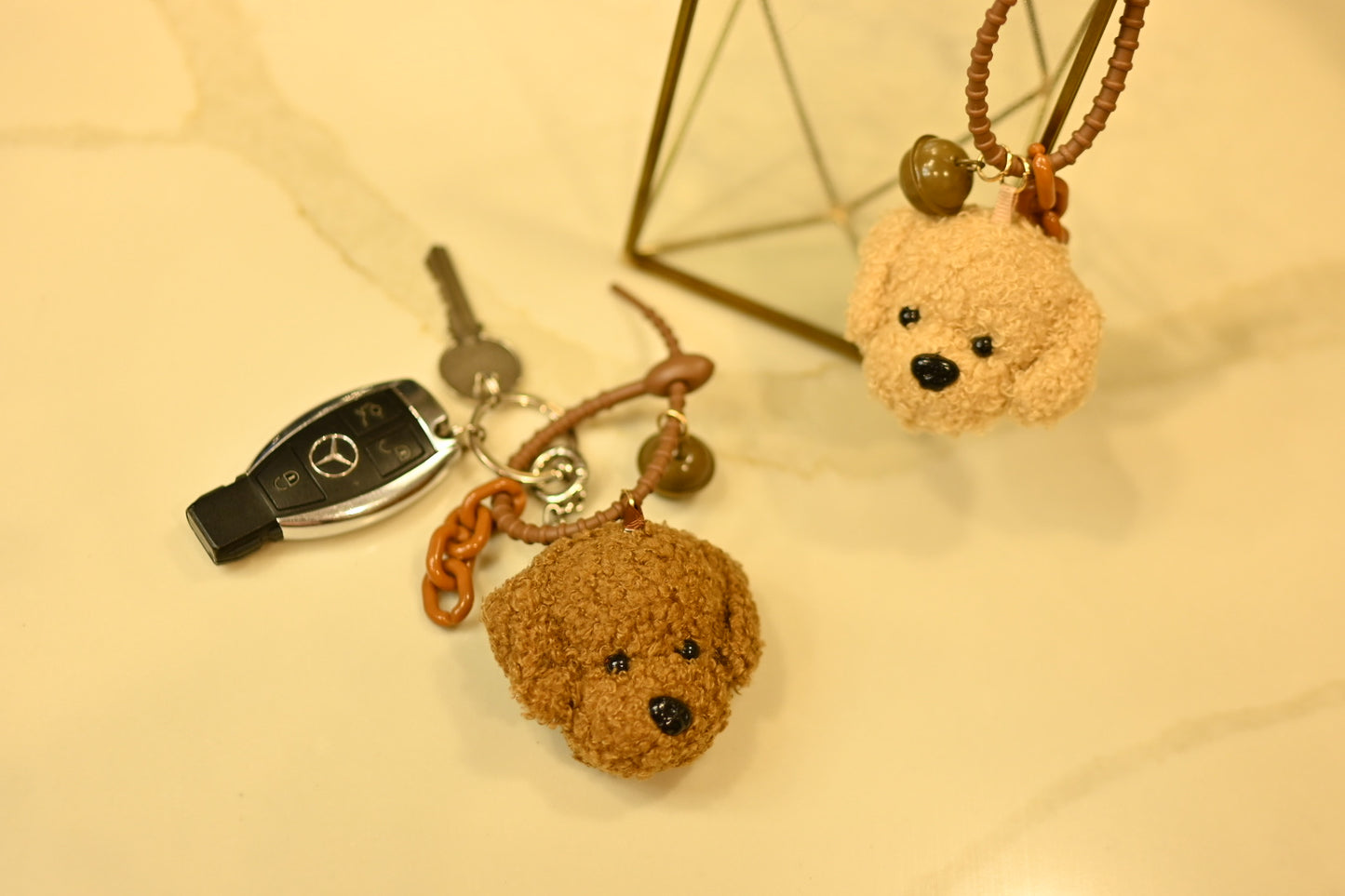 Poodle Charm - Backpack accessory - Key Accessory -