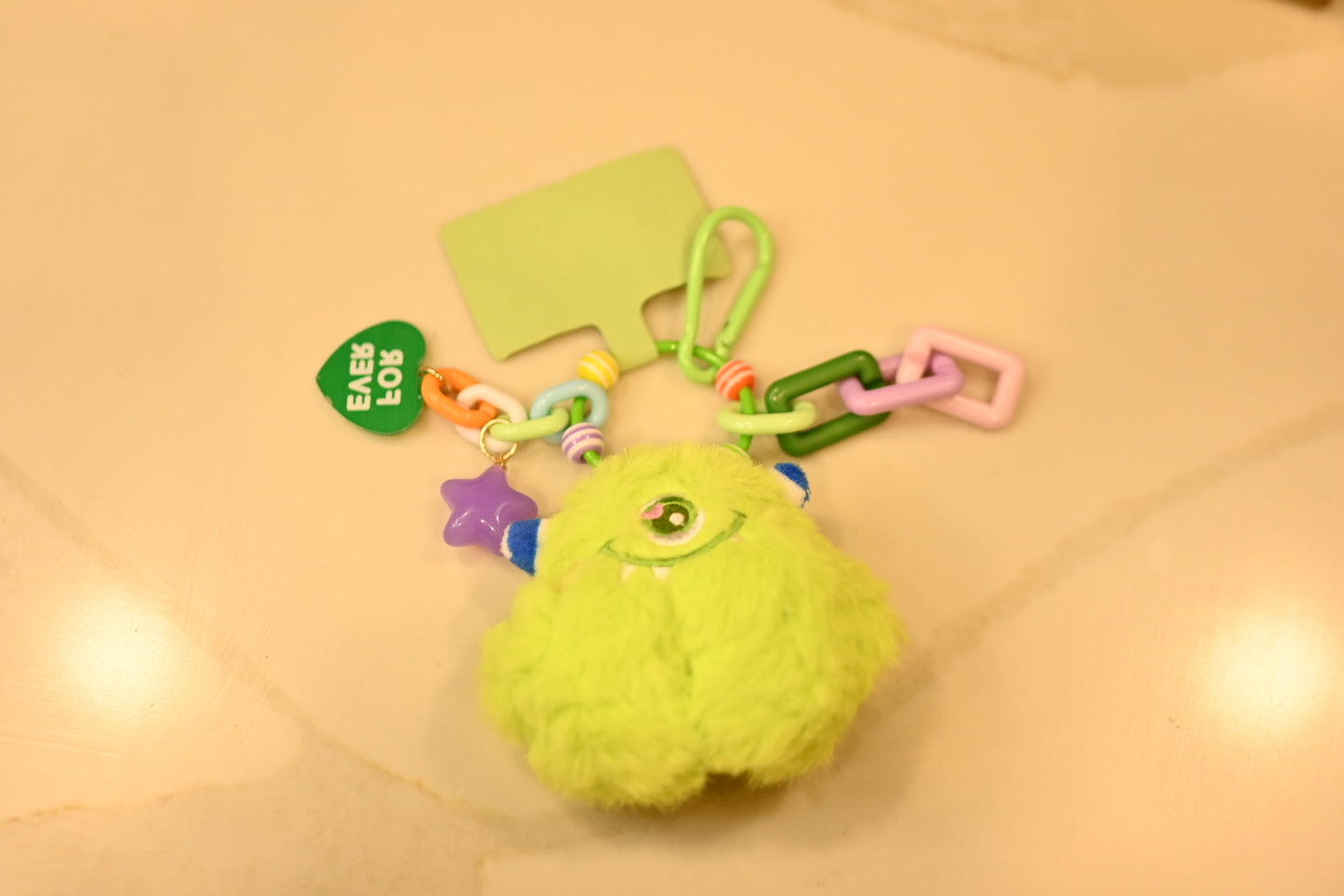 Rainbow Monster Charm - Phone accessory - Backpack accessory - Keyring accessory