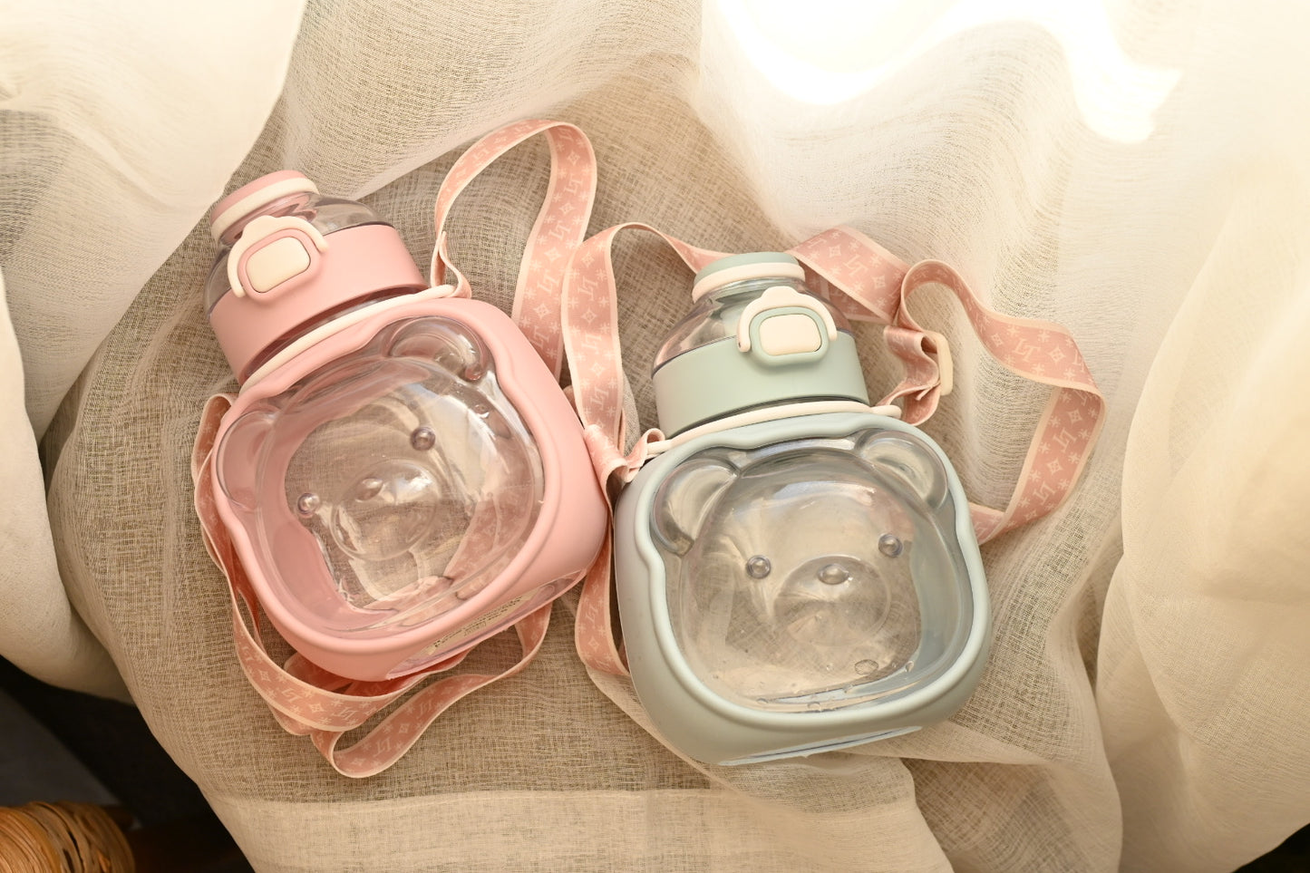 Cute Baby Bear Tumbler - Water Bottle - 1L