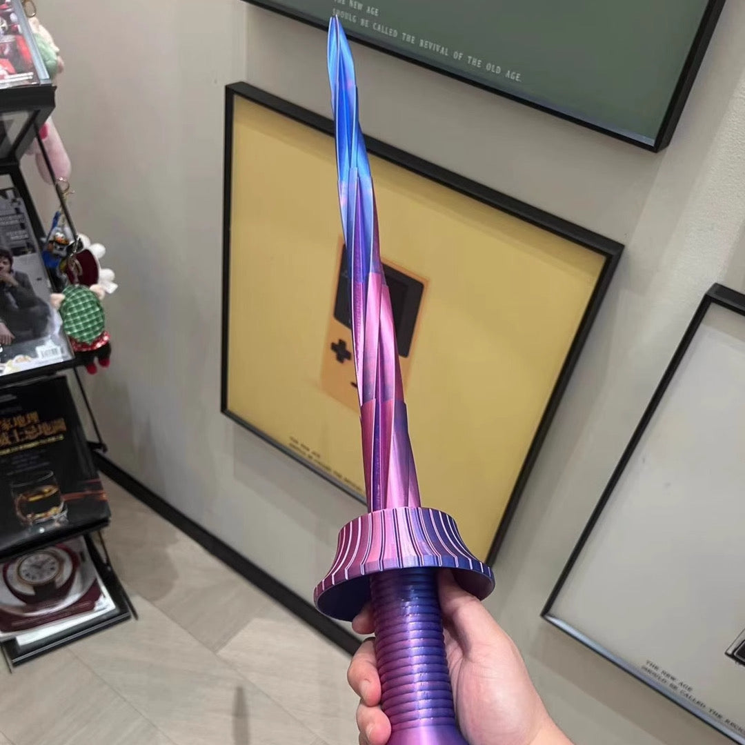 Spiral Telescopic Sword