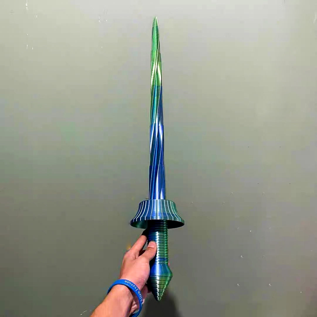 Spiral Telescopic Sword