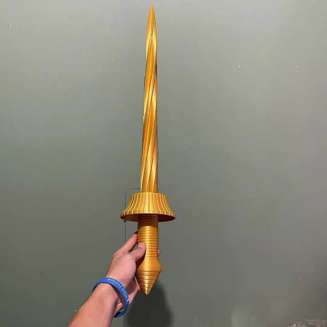 Spiral Telescopic Sword