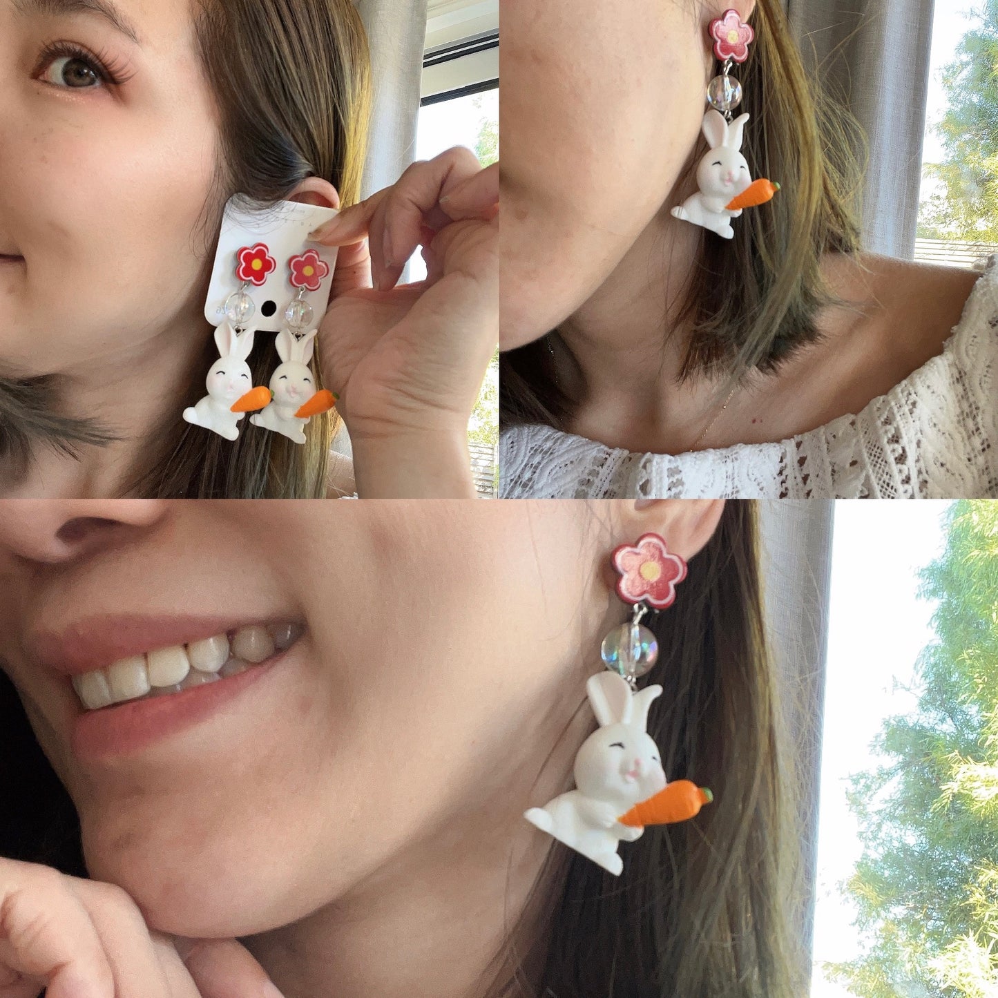Cute Bunny Earring Series