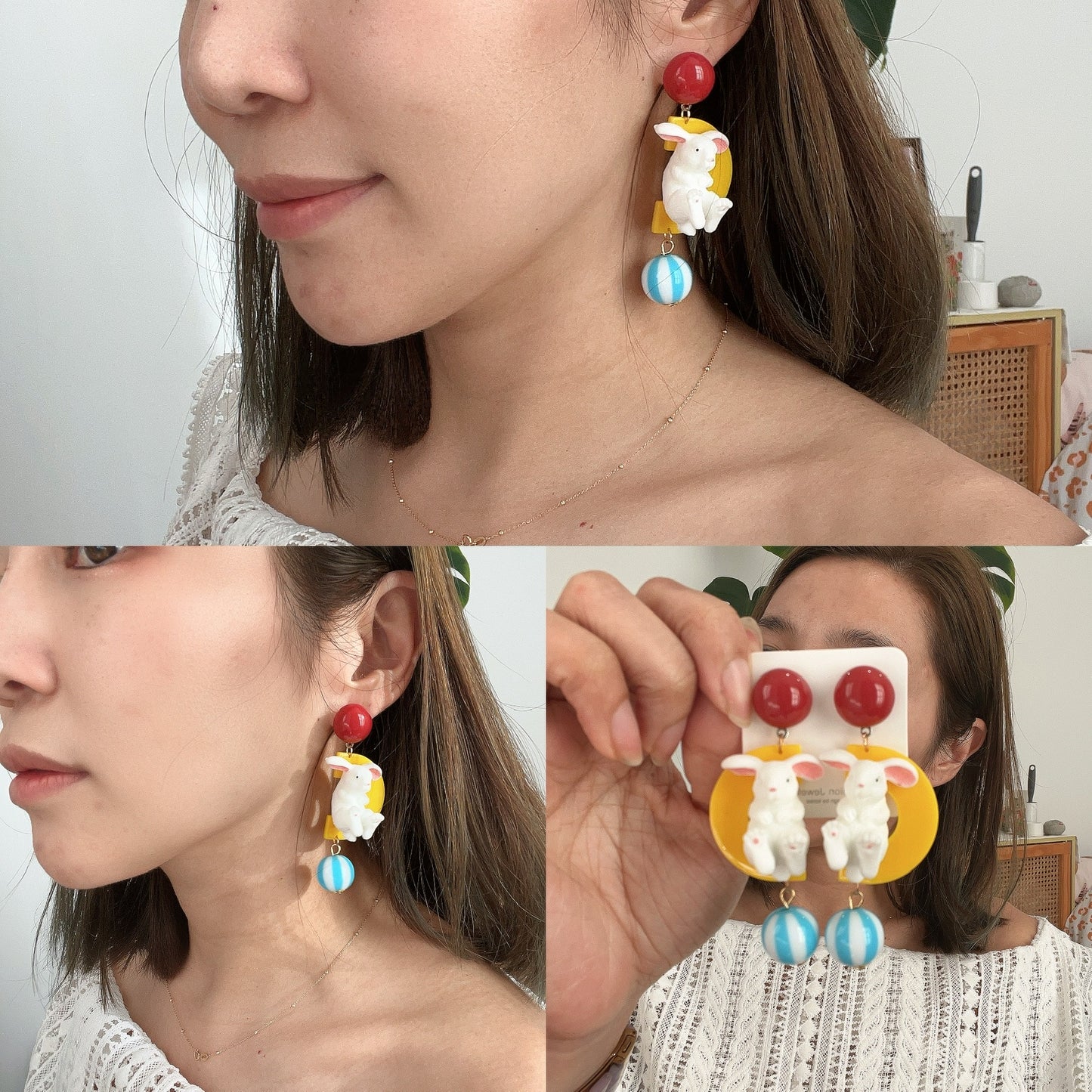 Wonder Bunny Earring