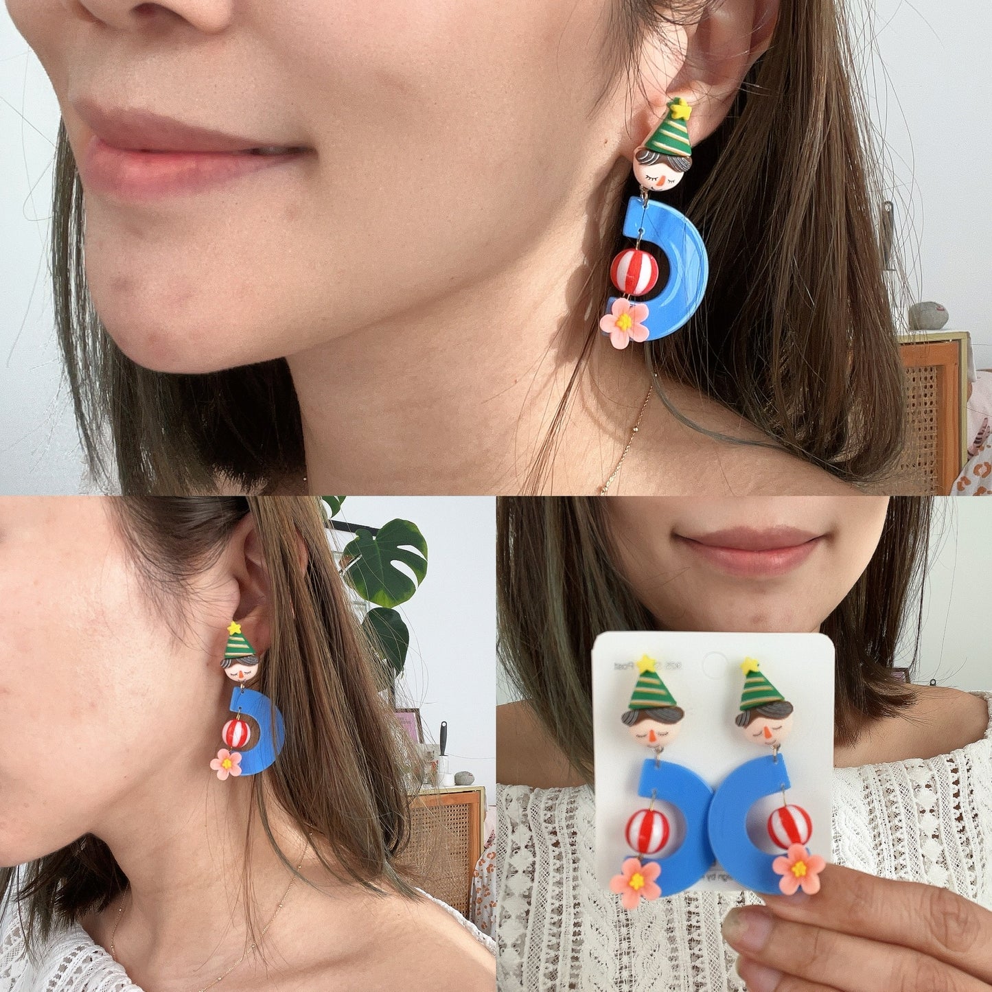 Carnival Daisy Earring