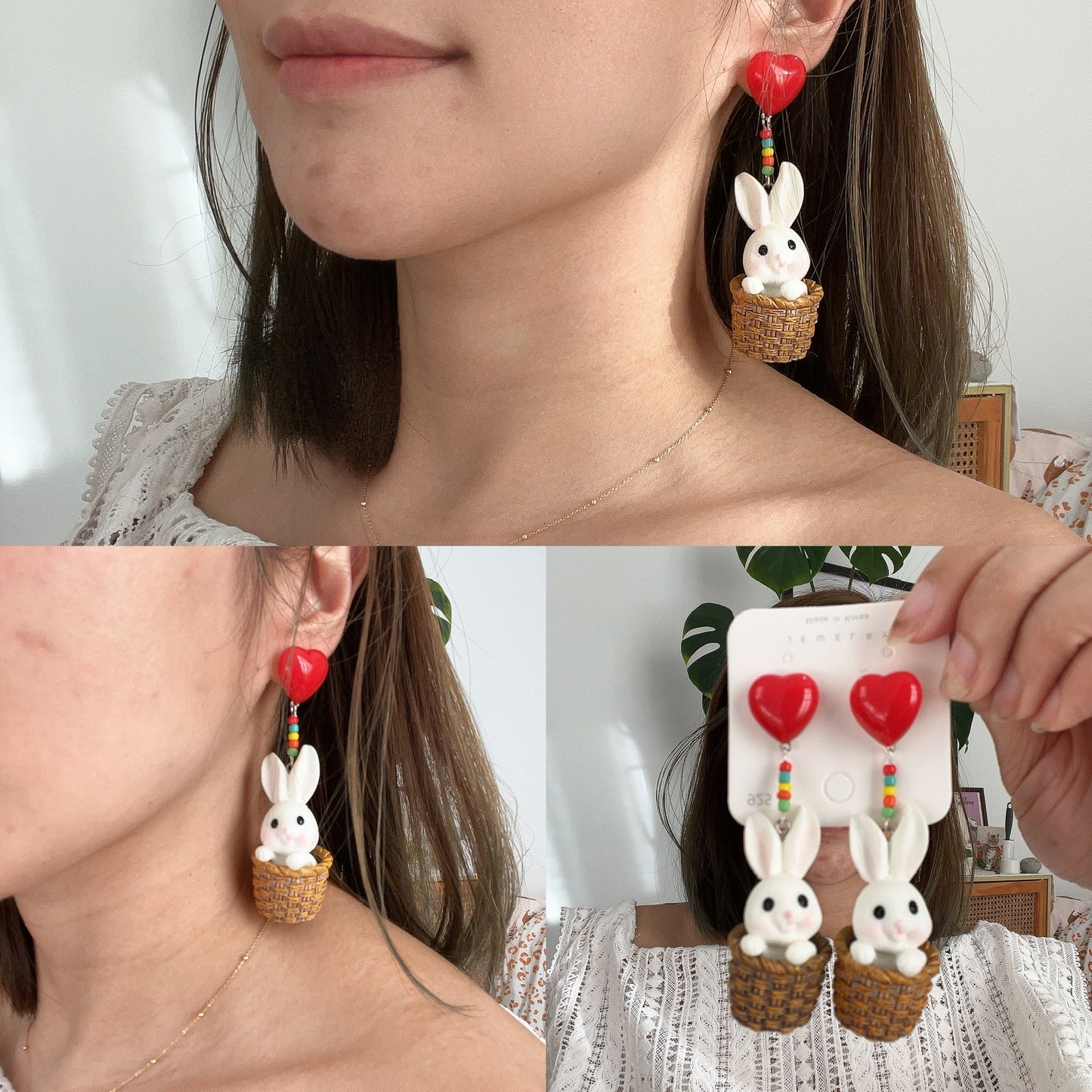 Cute Bunny Earring Series