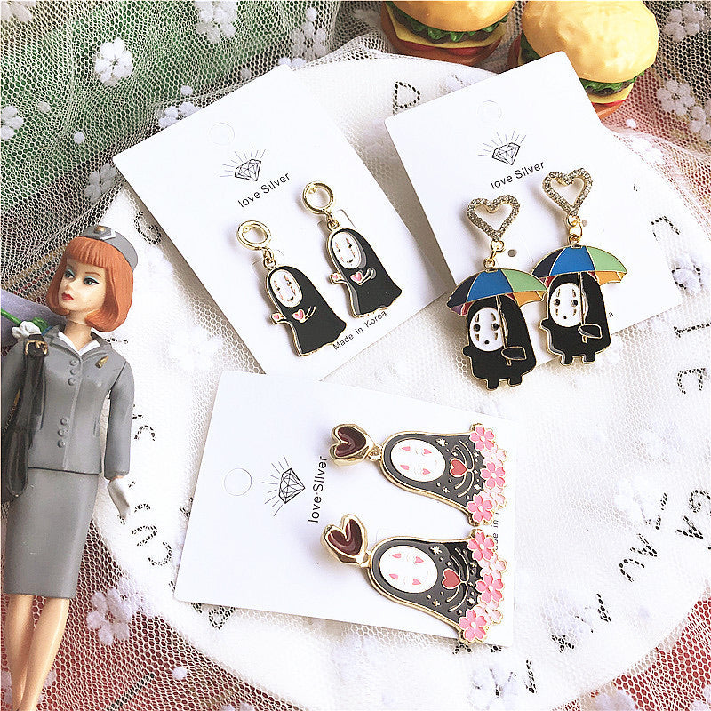 No-face Man Earring