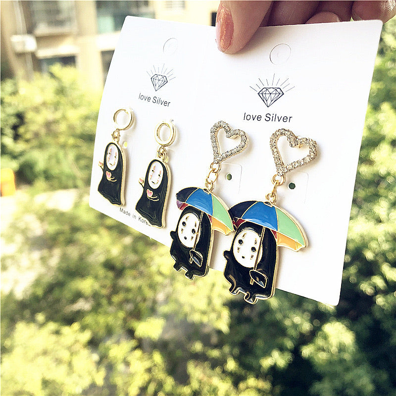 No-face Man Earring