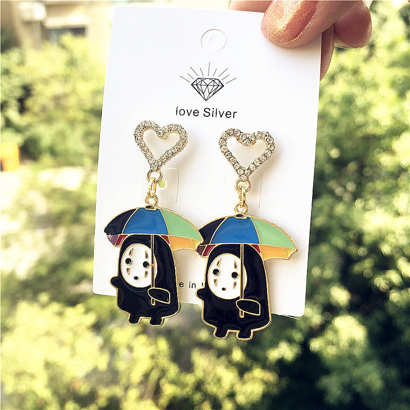 No-face Man Earring