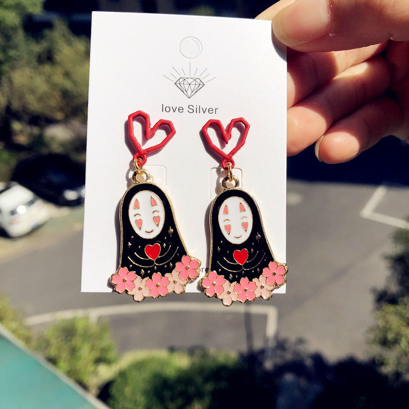 No-face Man Earring