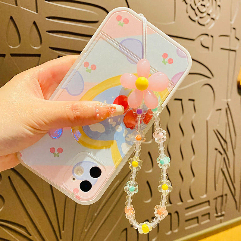 Floral Beads Charm - Phone accessory - Keychain