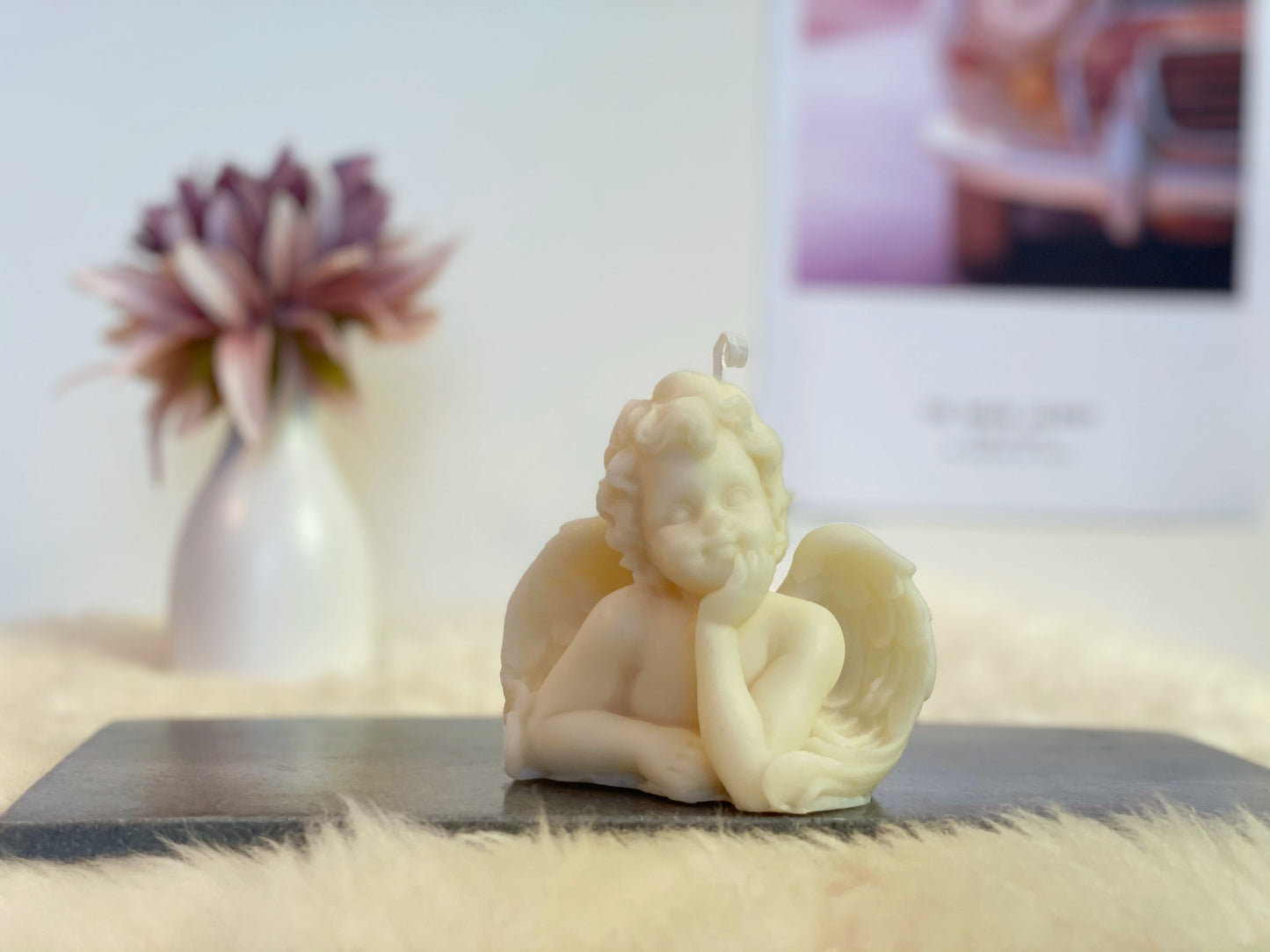 Angel Cherub Candle