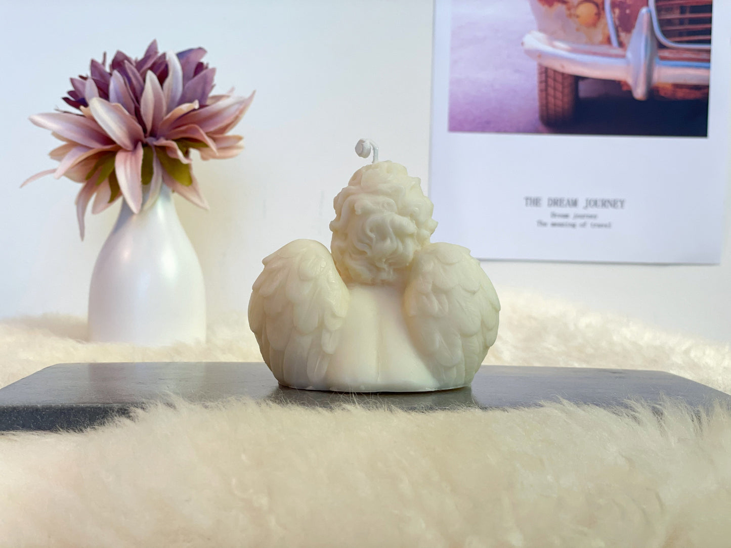 Angel Cherub Candle