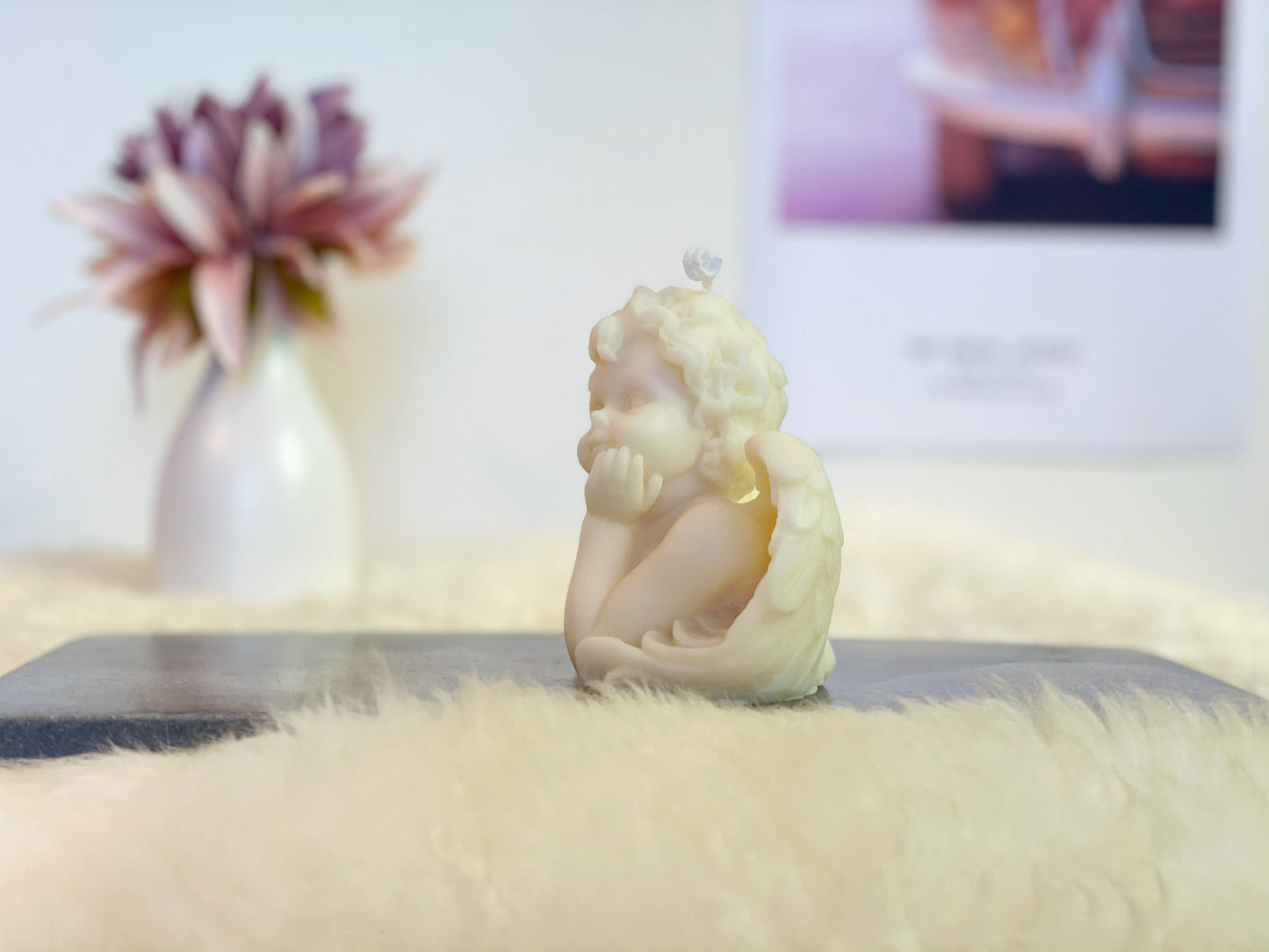 Angel Cherub Candle