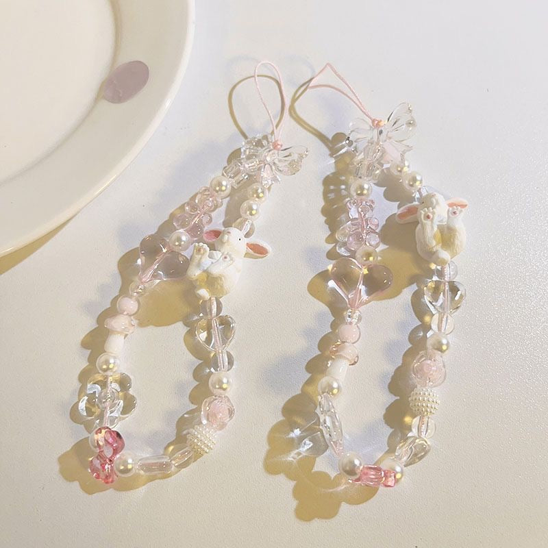 Bunny Love Charm - Phone Accessory - Keyring Accessory