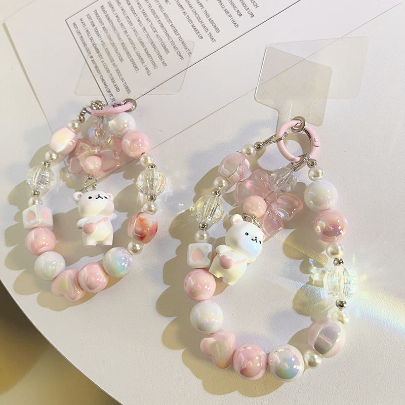 Snowy Bear Accessory - Phone accessory - Keyring accessory - Car key accessory