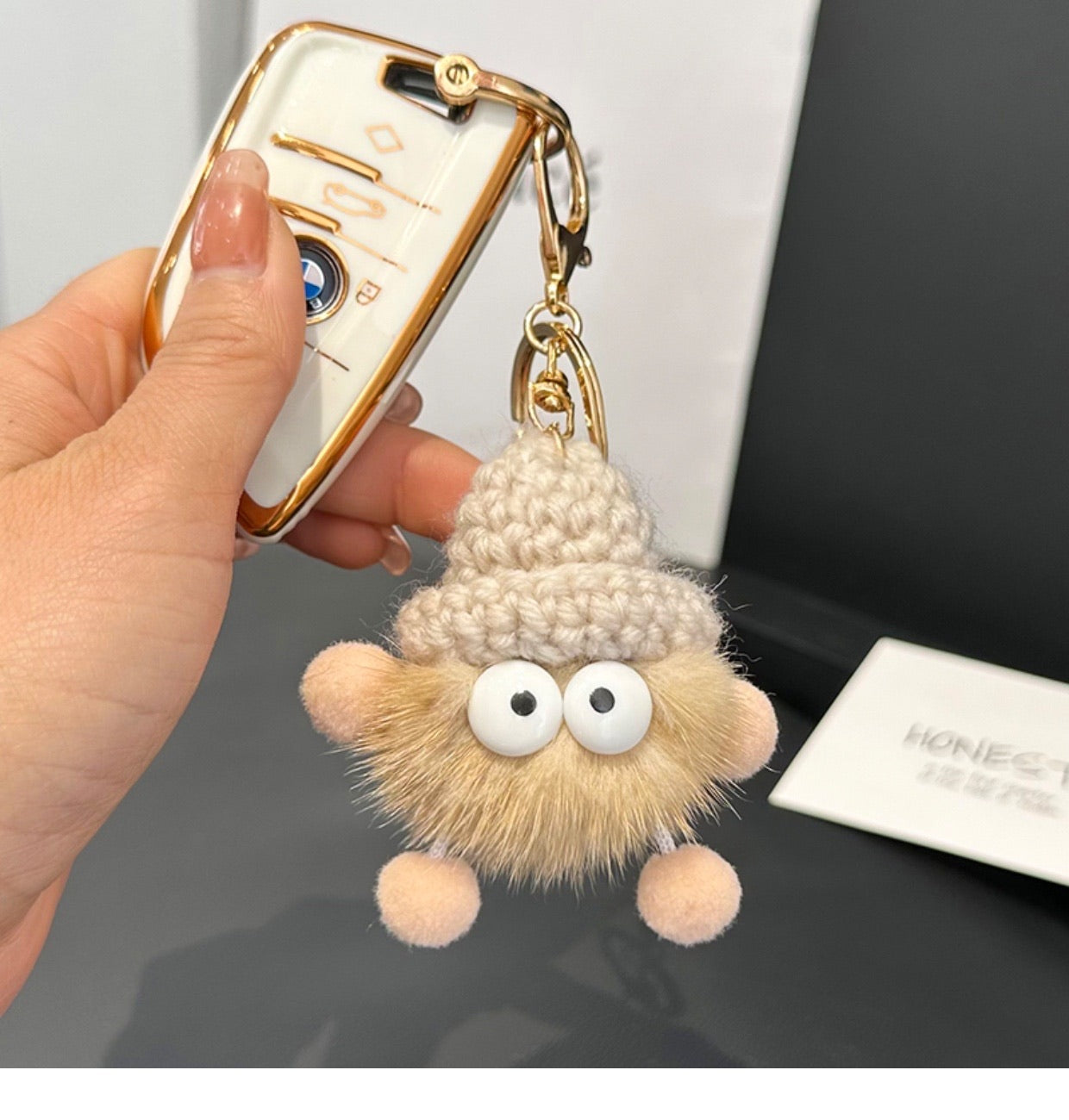 Dusty Bunny Charm - Phone accessory - Keying accessory