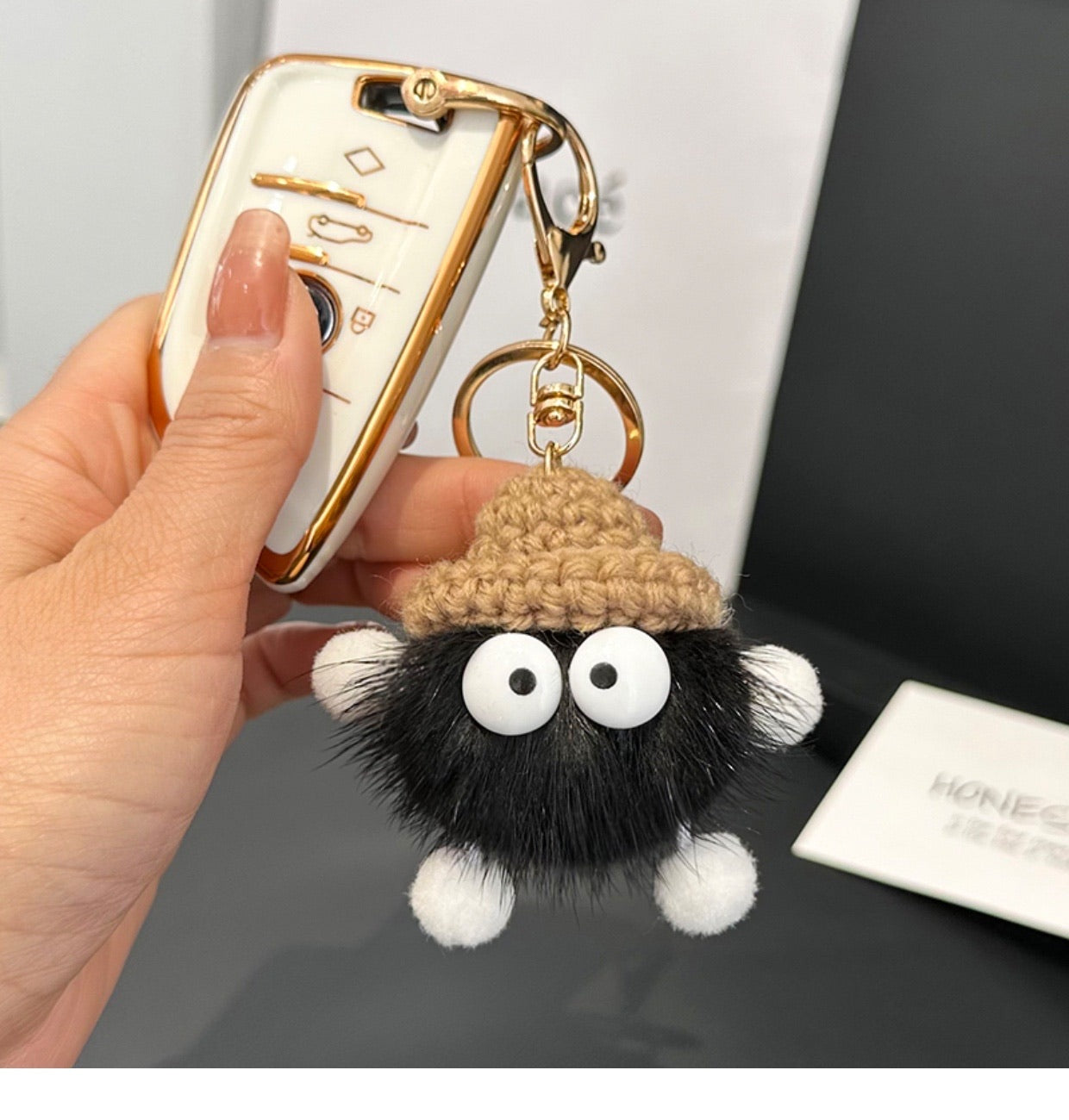 Dusty Bunny Charm - Phone accessory - Keying accessory