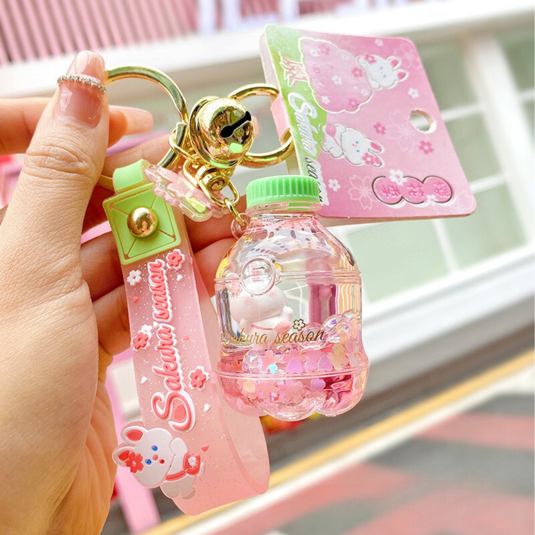Sakura Pink Bunny Floatie Charm