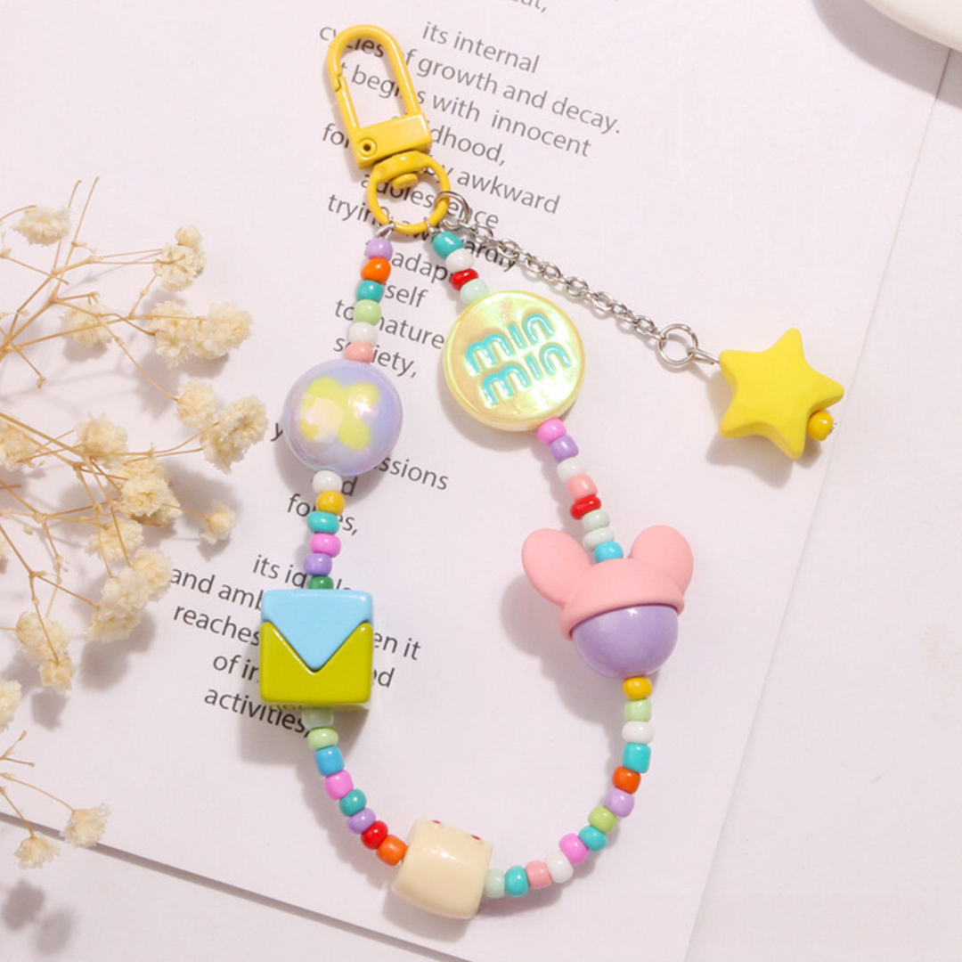 Colorful Adorable Sweet Cutie Keychain | Phone Accessory