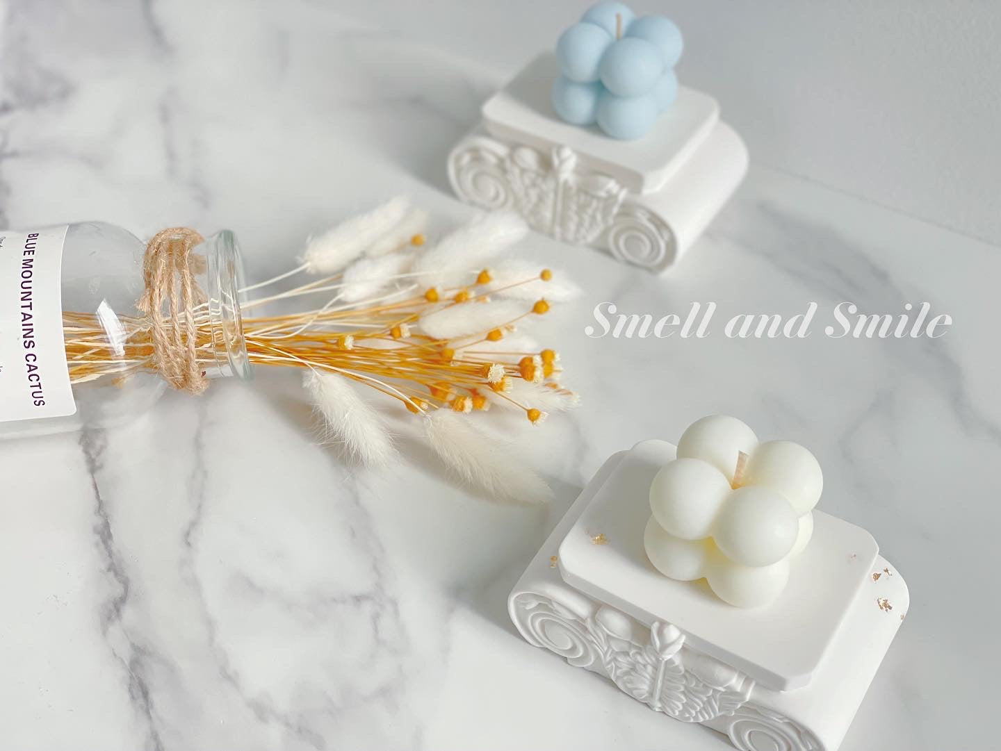 Mini Bubble Cube Candle
