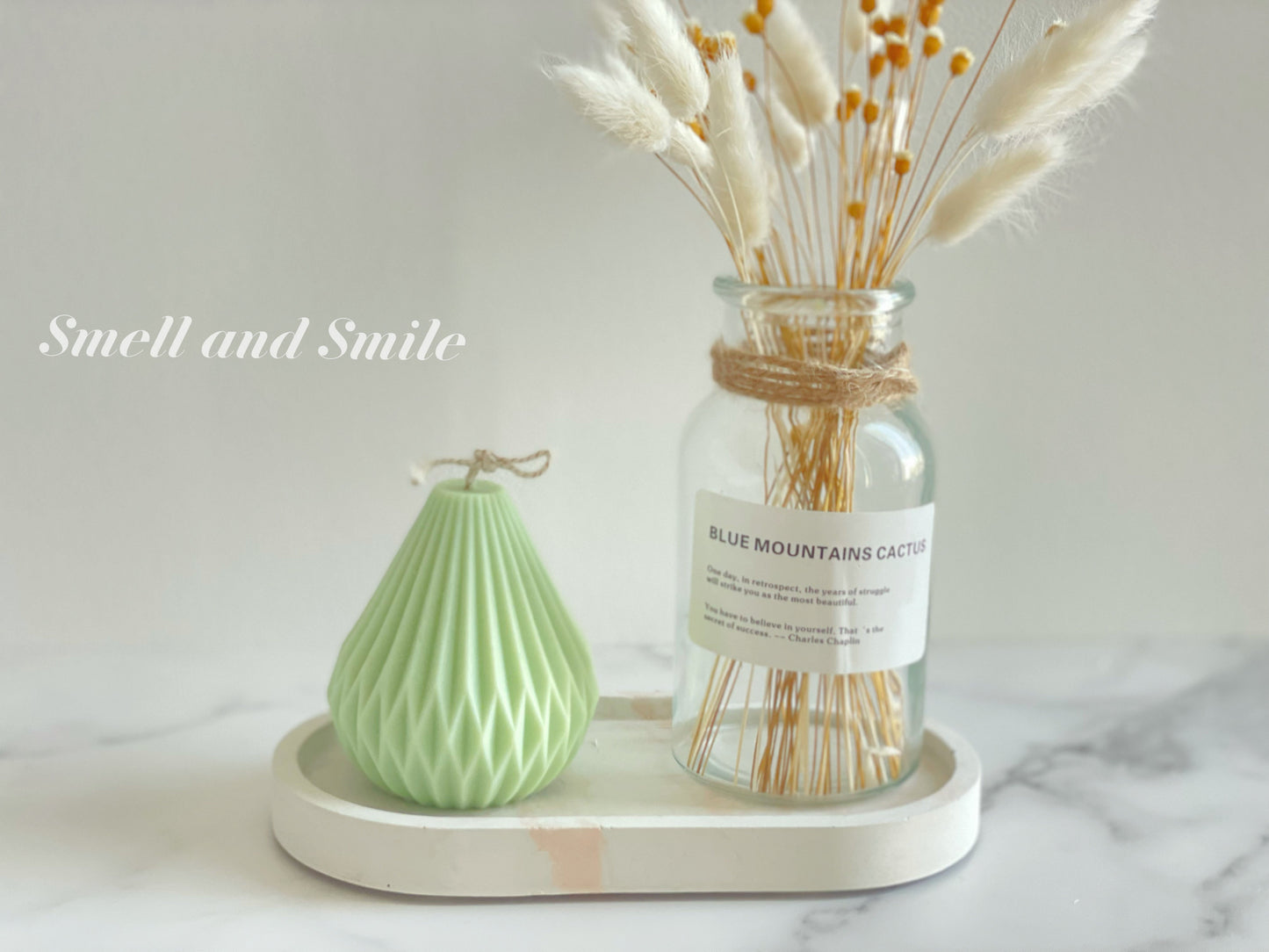Pear/Lamp Shaped Pillar Scent Candle