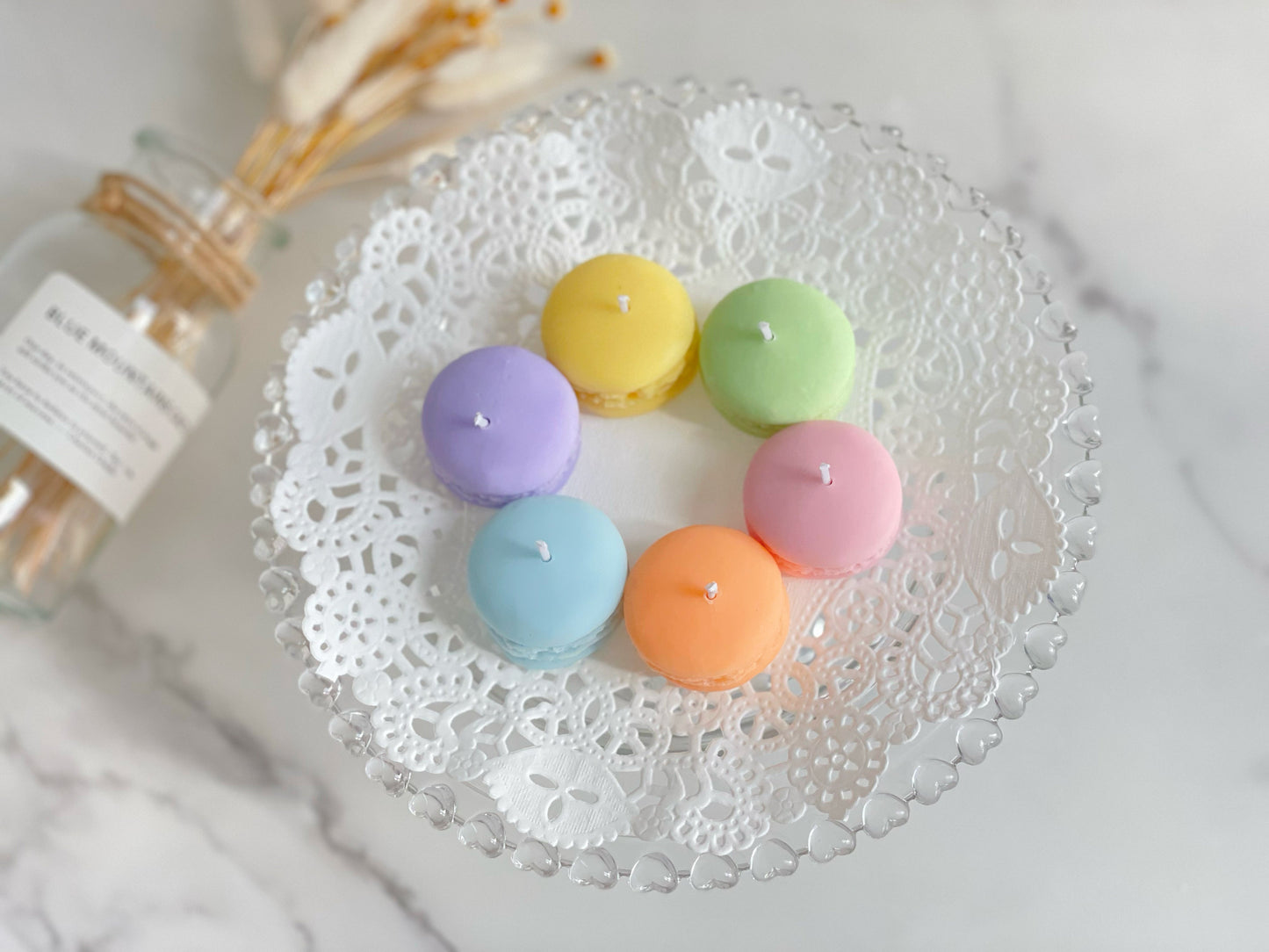 Macaron Candles Set