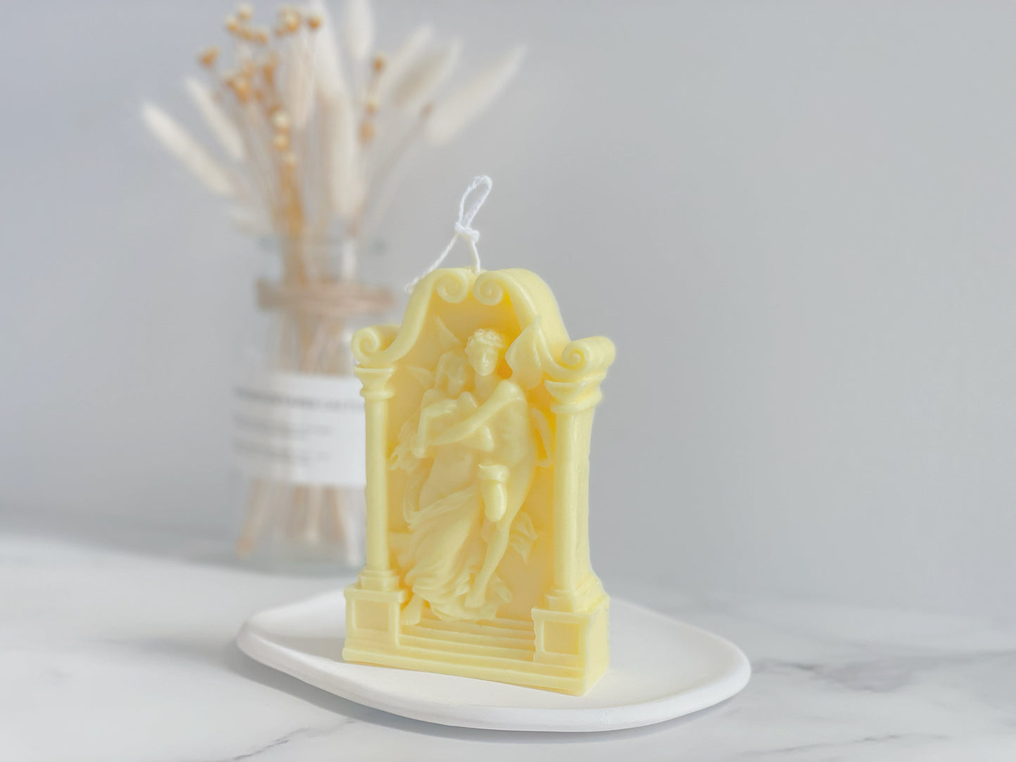 Angels Under Archway Candle