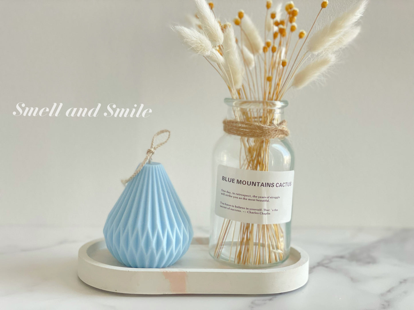 Pear/Lamp Shaped Pillar Scent Candle