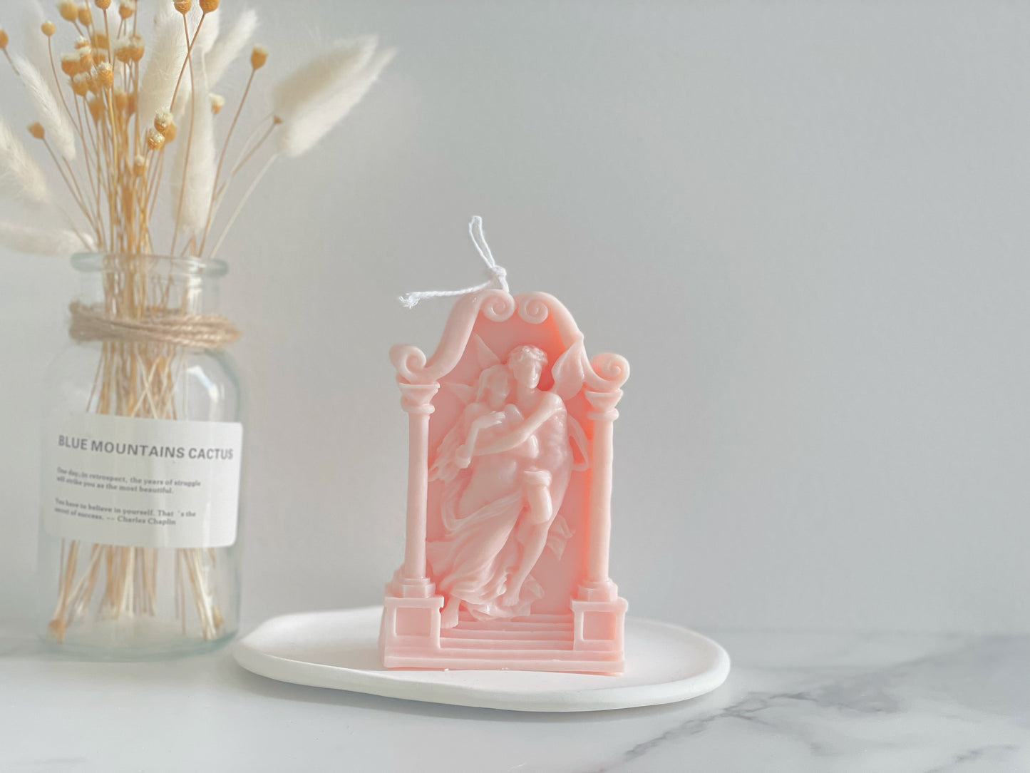Angels Under Archway Candle
