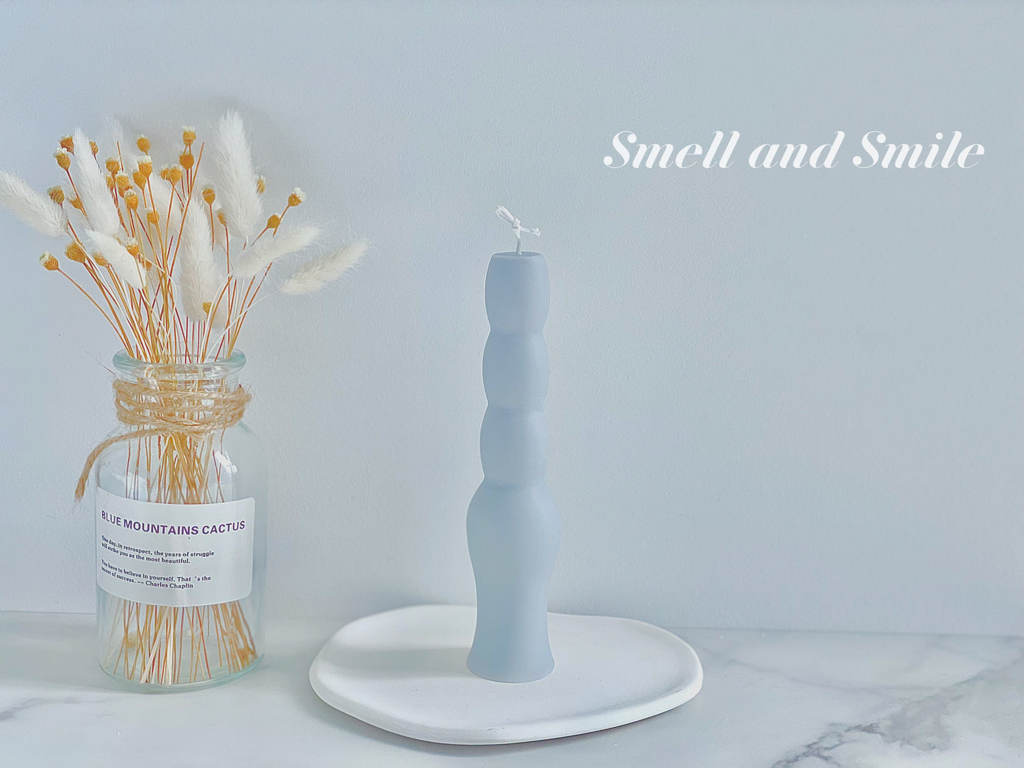 Bowling Pins Shaped Pillar Candle