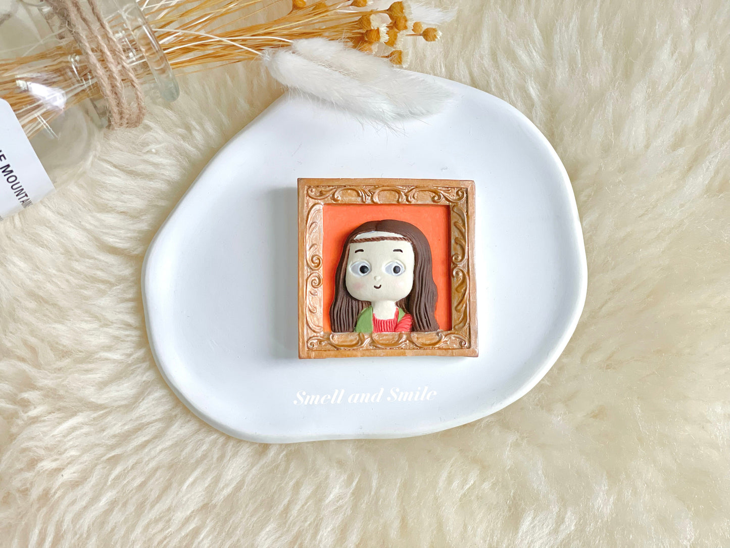 Vintage Painting Magnet/Car Air Freshener Clip