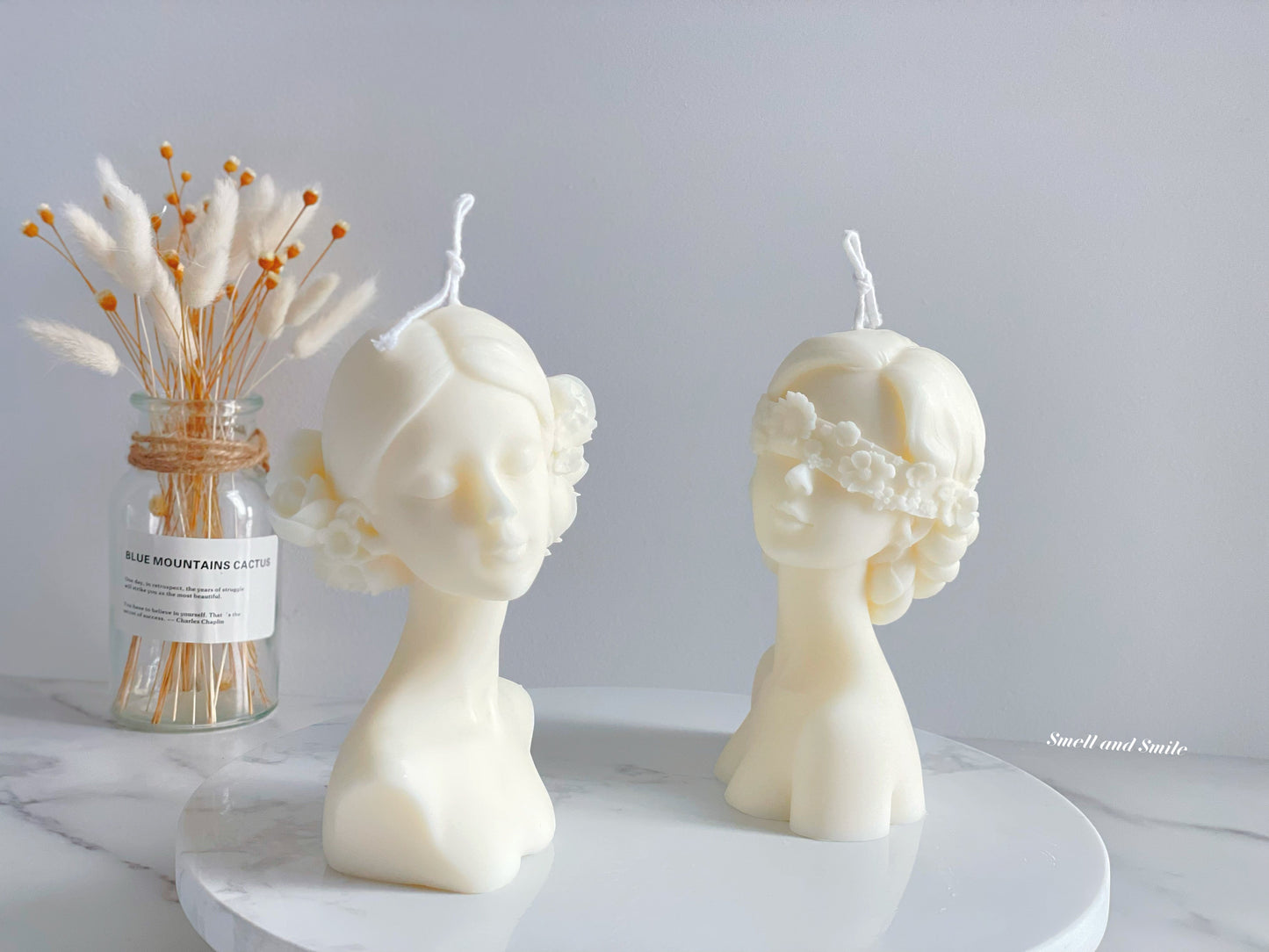 Pretty Female Statues Scented Candle