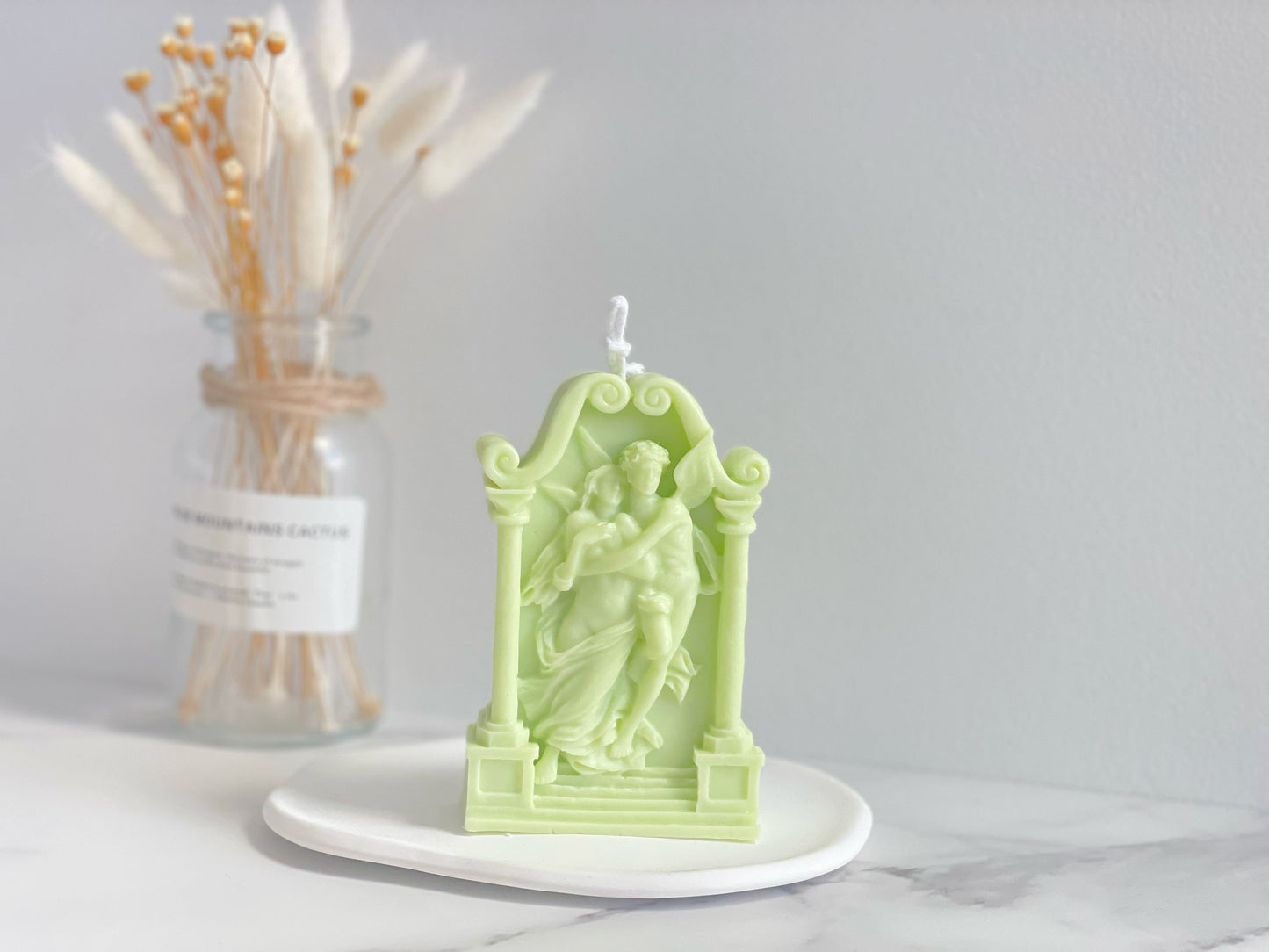 Angels Under Archway Candle