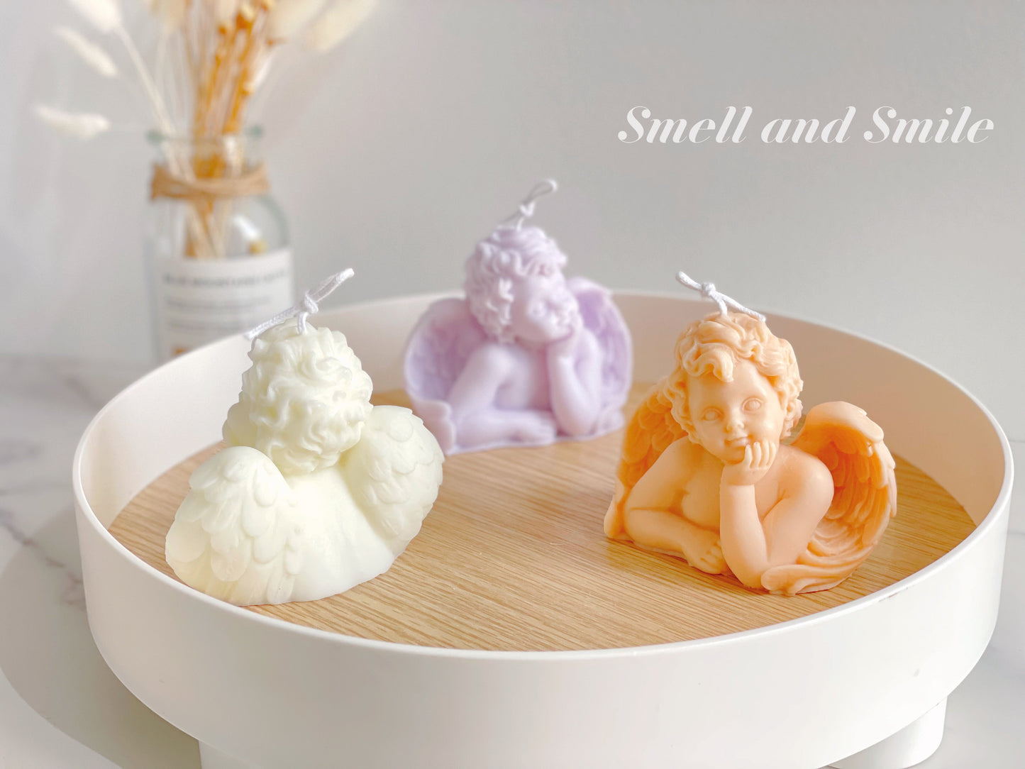 Angel Cherub Candle