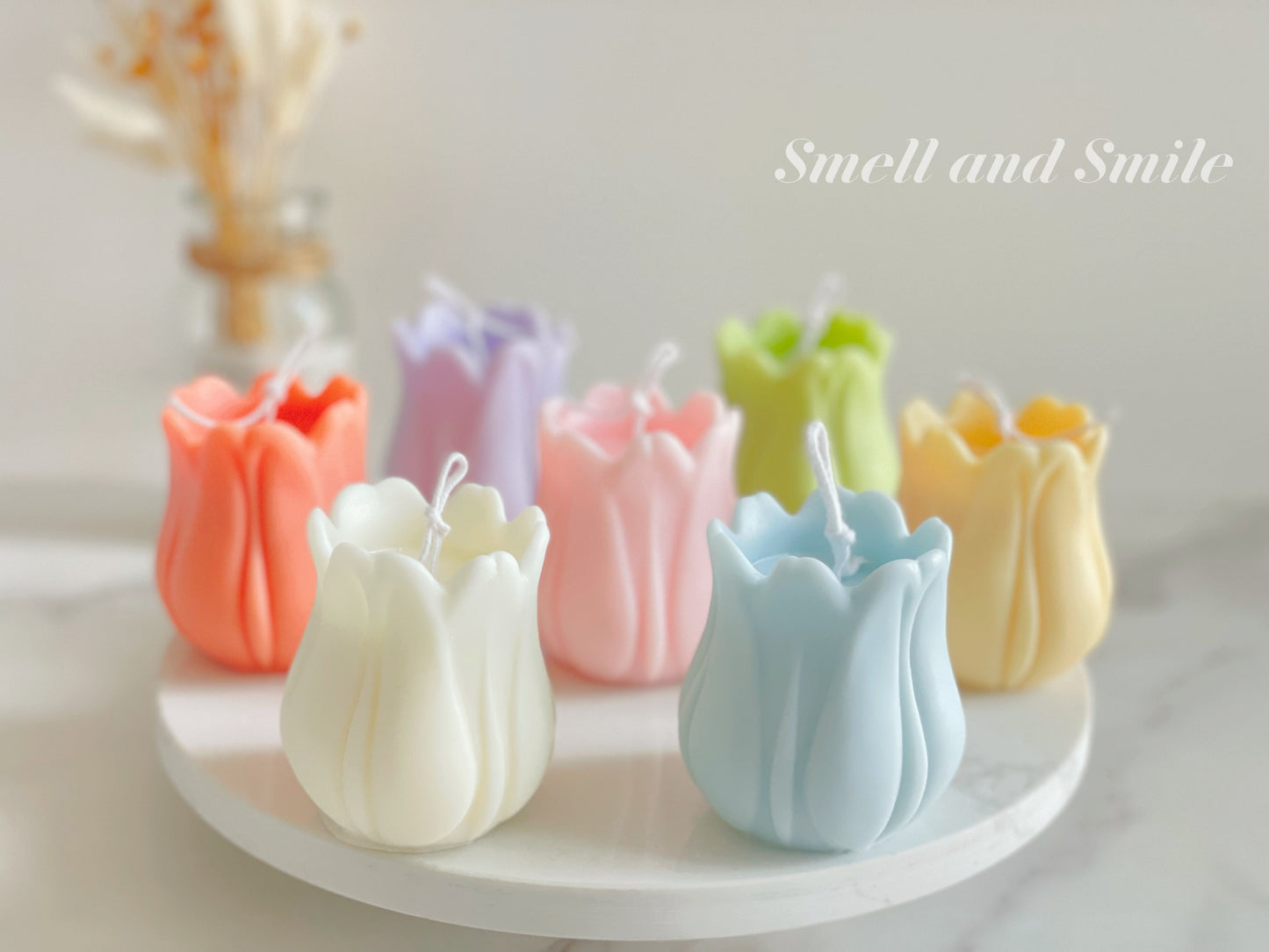 Tulip Flower Candle