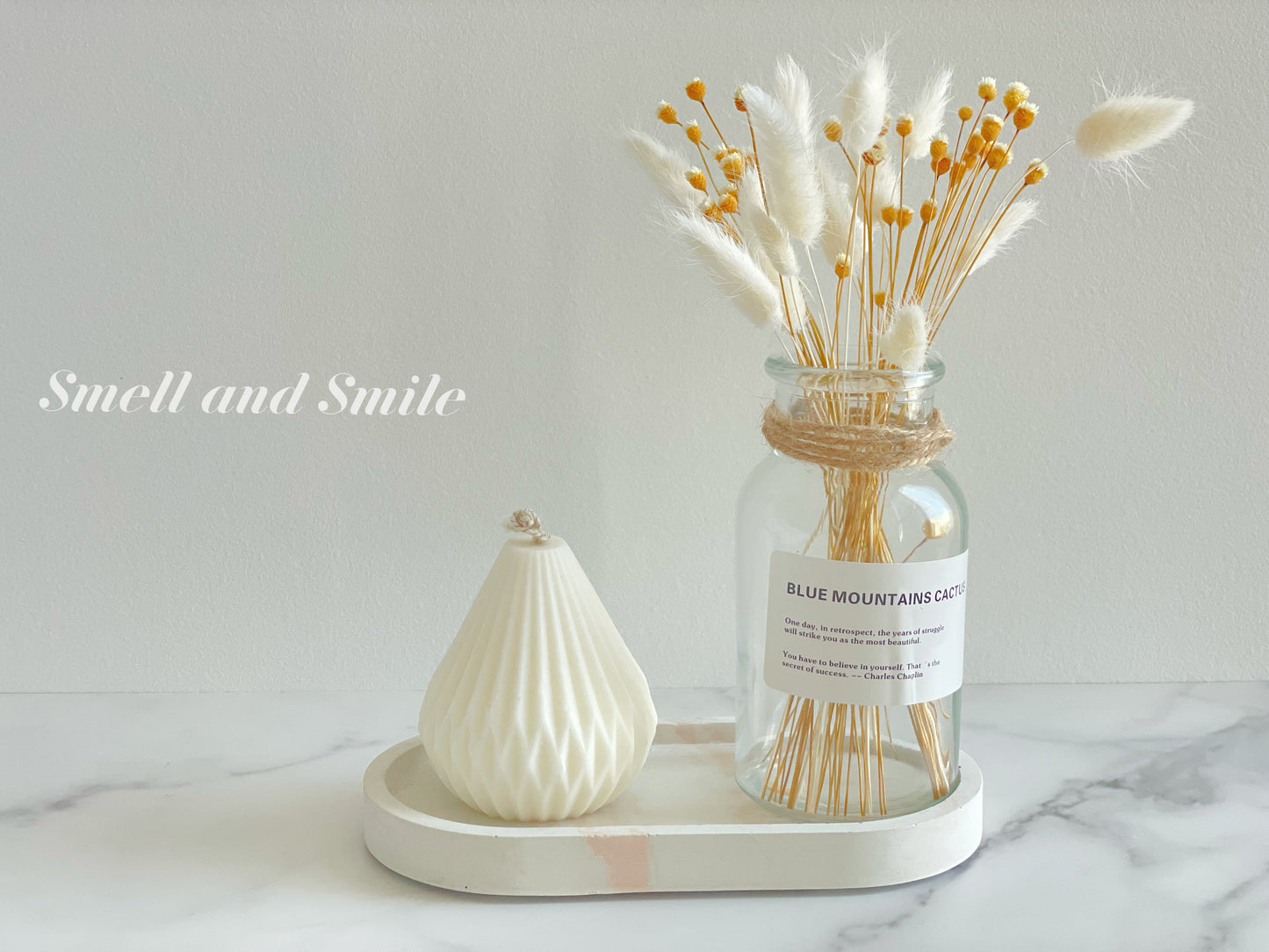 Pear/Lamp Shaped Pillar Scent Candle