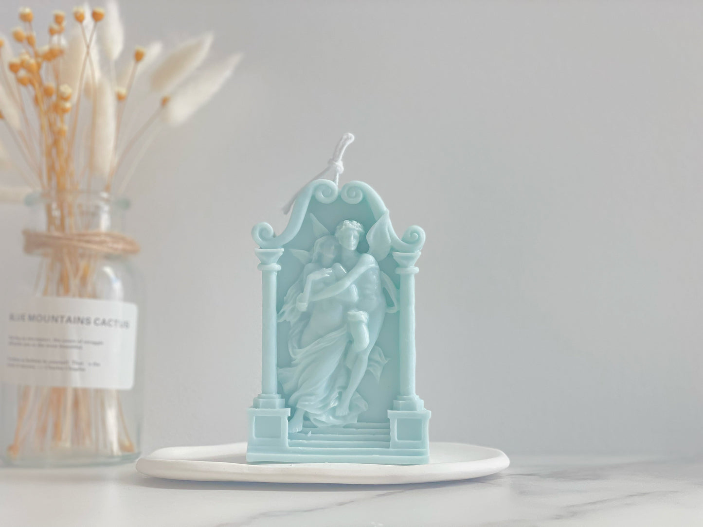 Angels Under Archway Candle
