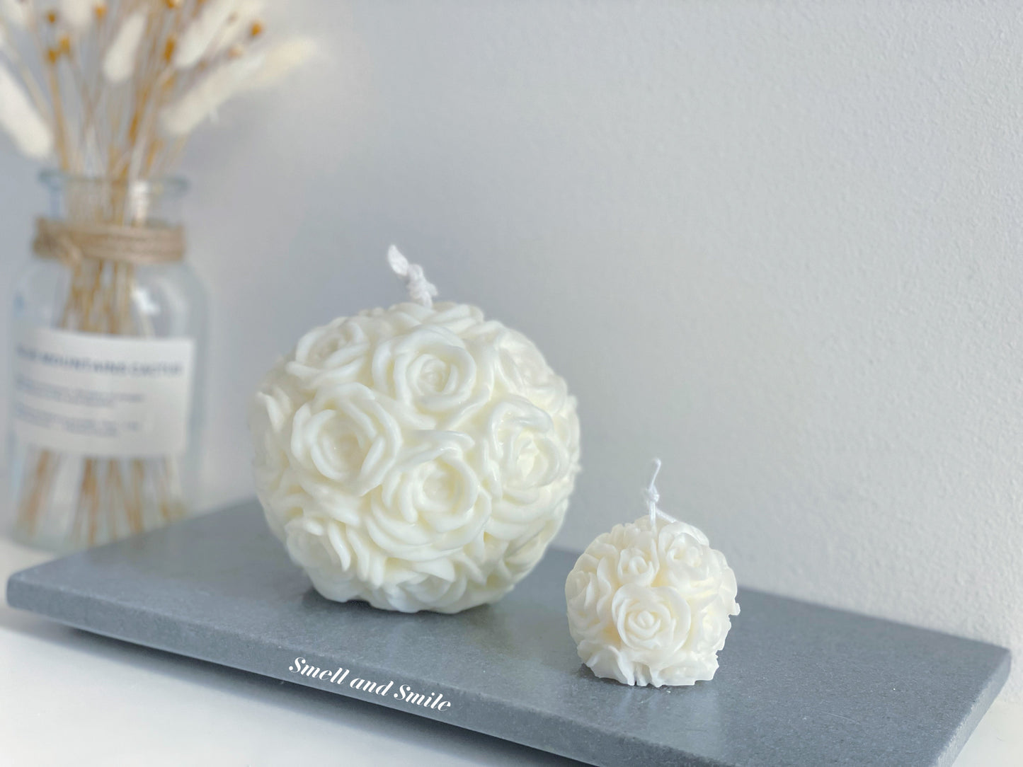 Rose Ball Candle