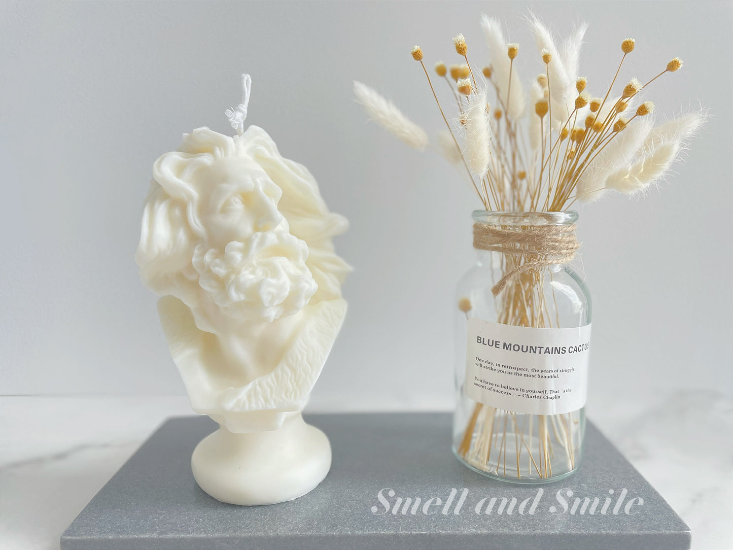David/Marseille Statue Candle