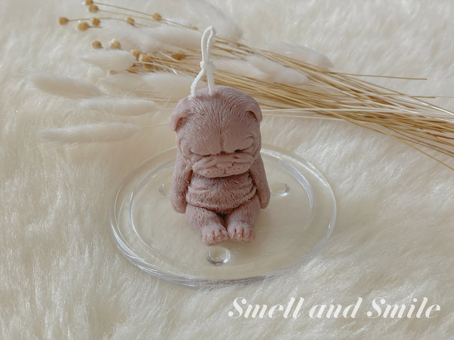Sleepy Puppy Candle (French Bulldog/Golden Retriever)