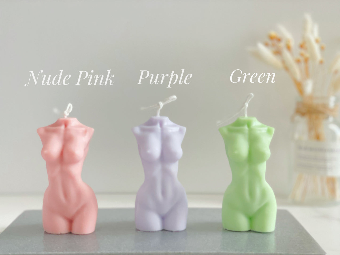 Small Nude Lady Candle