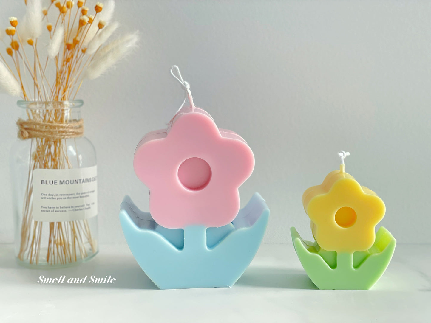 Ins Flower Candle