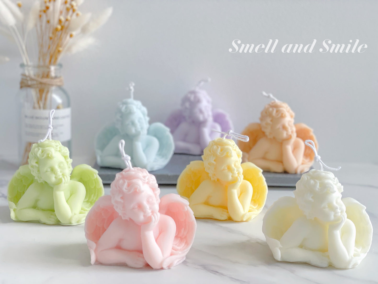 Angel Cherub Candle