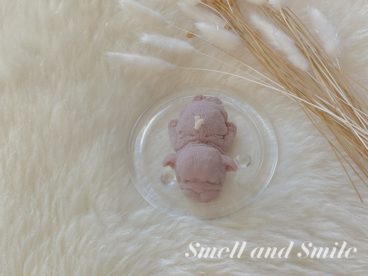 Sleepy Puppy Candle (French Bulldog/Golden Retriever)
