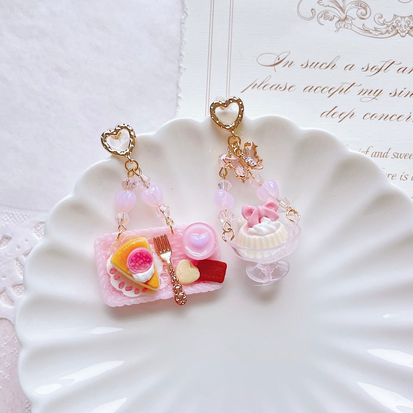 Cheesecake & Pudding| Cozy Winter Cafe Collection