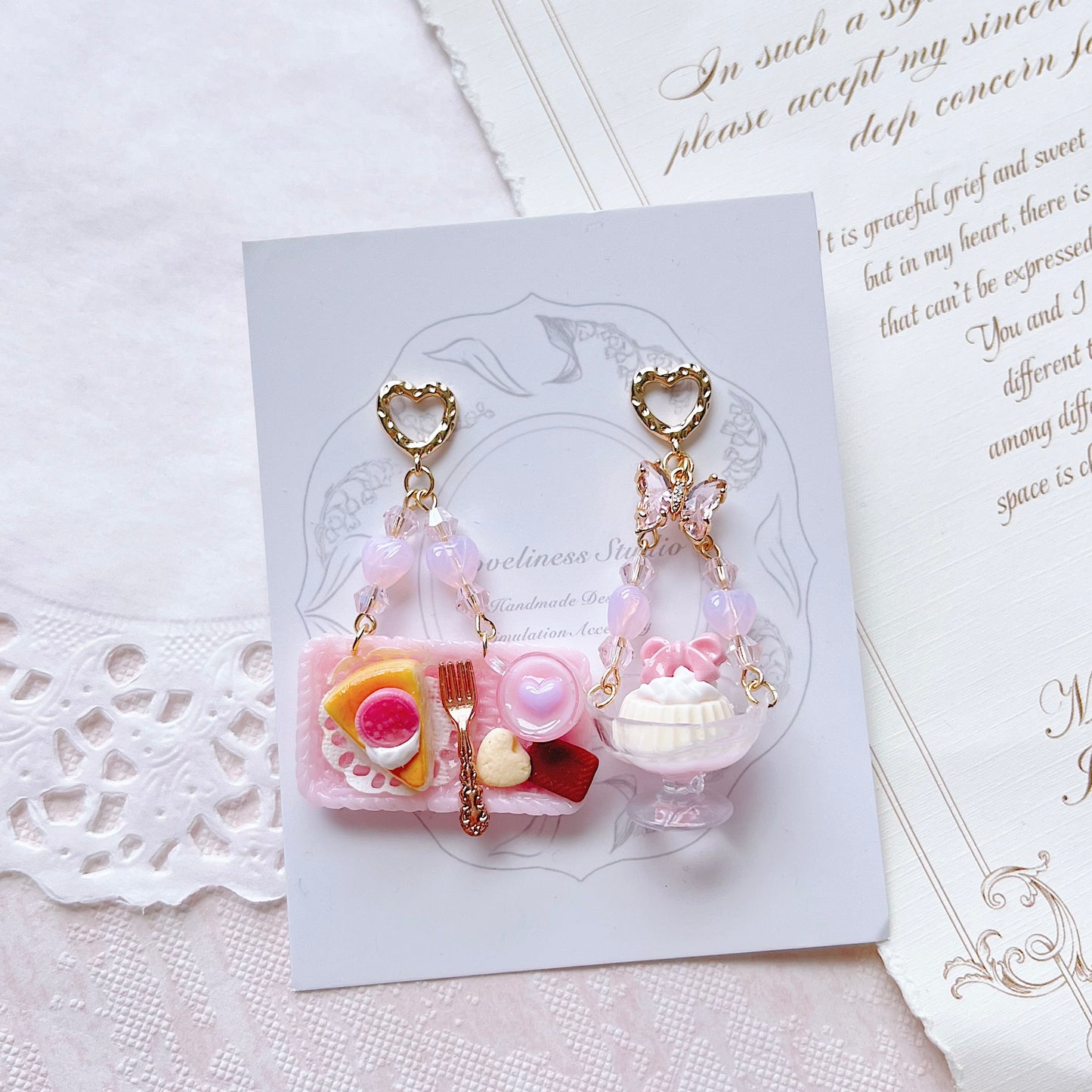 Cheesecake & Pudding| Cozy Winter Cafe Collection