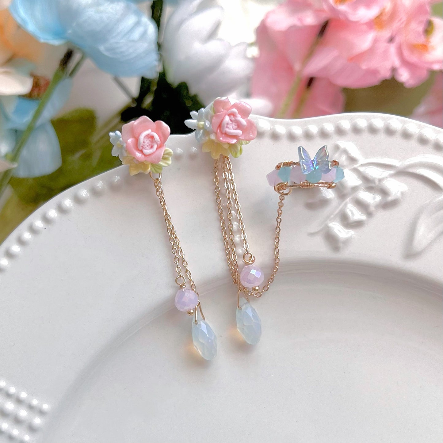Rose Garden Dangles Multi-ways|Fairy's Diary